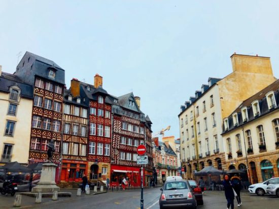 レンヌの旧市街
