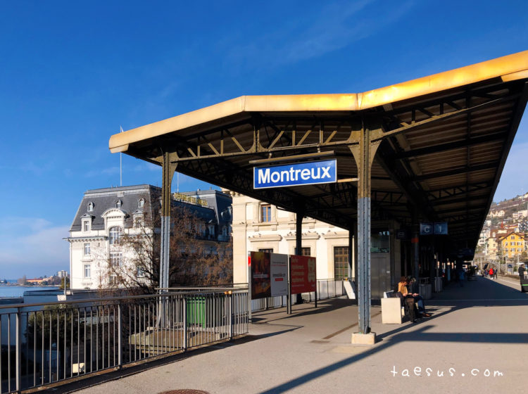 モントルー駅　スイス